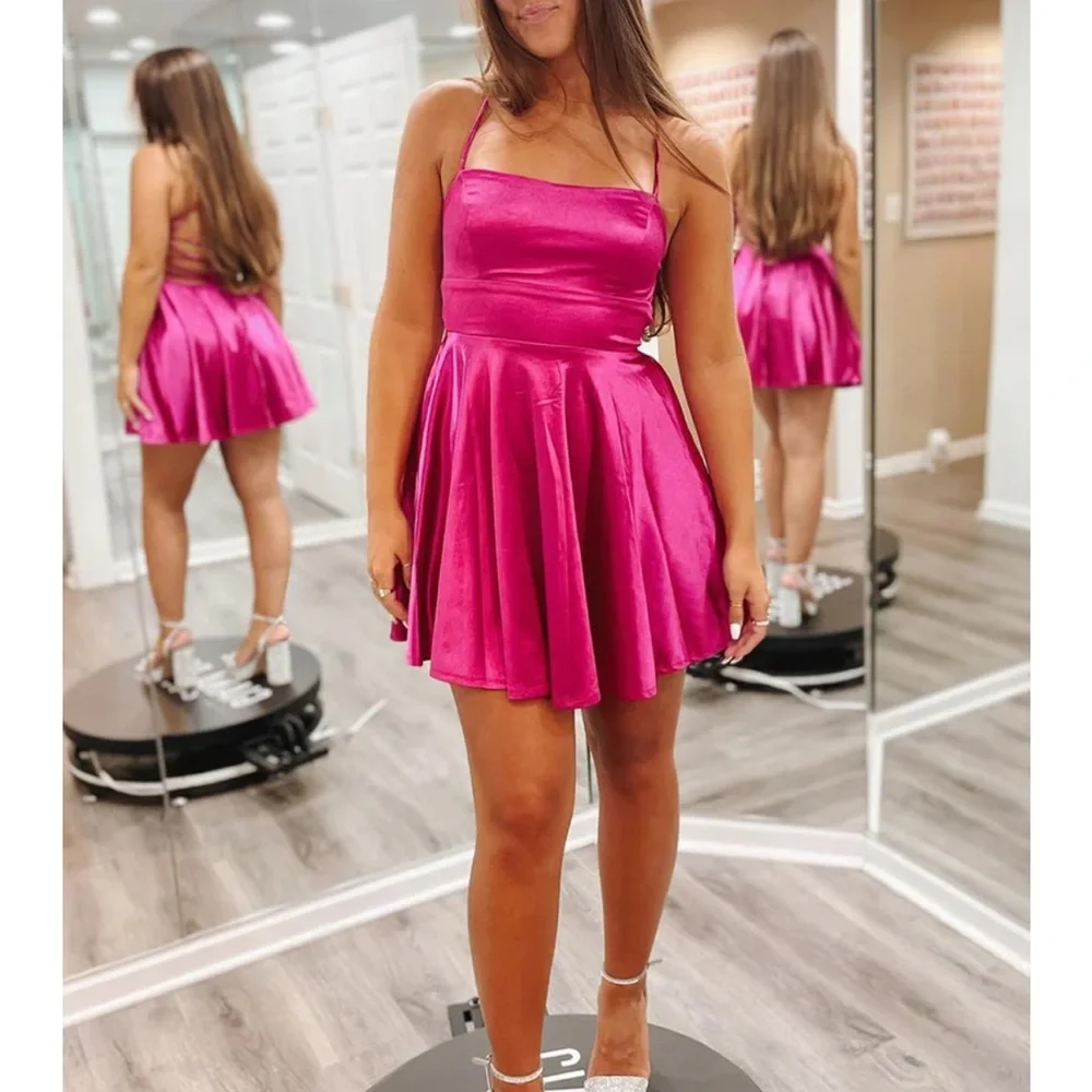 Fuchsia Mini Dress - Picture 1 of 2